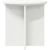  Stalak za biljke 2 pcs Bijela Ø40 x 40 cm Konstruirano drvo | shoptok.hr