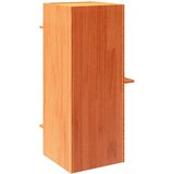 vidaXL Kuća za mačke voštano smeđa 43x43x90 cm od masivne borovine | shoptok.hr