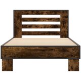  Okvir za krevet boja hrasta 90x200 cm konstruirano drvo i metal | shoptok.hr