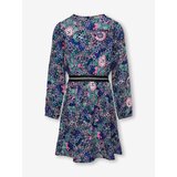 Only Dark blue girly floral dress Gitta - Girls Cene