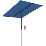  Vrtni suncobran s aluminijskim stupom 2 x 1,5 m azurnoplavi | Eponuda.ba