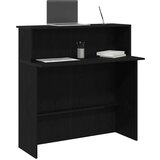 vidaXL Recepcijski stol crni 100x50x103,5 cm izrađeno drvo | shoptok.hr