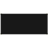 vidaXL Konzolna mizica črna 80x35x75 cm kaljeno steklo, (20625691) | Shoptok.si