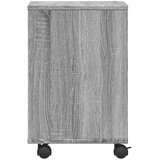  Stalak za pisač s kotačima siva boja hrasta 41 x 32 x 48 cm | shoptok.hr