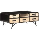 Stolić za kavu 100 x 50 x 40 cm od masivnog drva manga | shoptok.hr
