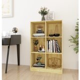 vidaXL knjižna omara 70x33x110 cm trdna borovina | Shoptok.si