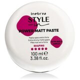 Inebrya Style-In Power Matt Paste krema za lase 100 ml unisex | Shoptok.si
