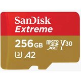 San Disk SDXC micro 256GB Extreme Mobile Gaming, 190/130MB/s, UHS-I C10, V30, U3, A2 pomnilniška kartica, (20448147) | Shoptok.si