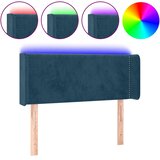  LED uzglavlje tamnoplavo 103x16x78/88 cm baršunasto | shoptok.hr