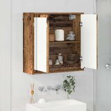  Kupaonski ormar s ogledalom Zidne Staro drvo 60 x 20 x 60 cm | shoptok.hr