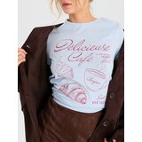 Sinsay Pamučna majica s natpisom | shoptok.hr