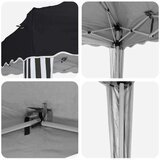  Rastezljivi šator za svadbe - šator za zabave Antracit 195 x 195 x 245 cm - Antracit Bez bočnog zida | shoptok.hr