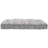 vidaXL Jastuk za palete Svjetlosiva Poliester 120x80x12cm Jastuk | shoptok.hr