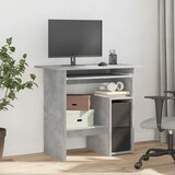  Radni stol siva boja betona 80 x 45 x 74 cm konstruirano drvo | shoptok.hr