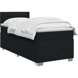  Boxspring krevet s madracem Crna 100 x 200 cm Tkanina | shoptok.hr