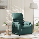 vidaXL naslanjač iz temno zelenega blaga | Shoptok.si