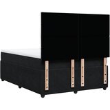  Krevet s oprugama i madracem crni 140 x 190 cm baršunasti | shoptok.hr