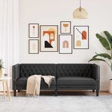SOFA Crna 194 x 74,5 x 70,5 cm PVC | Eponuda.ba