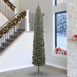 vidaXL Umestno božično drevo Zelena 300 cm PVC in Jeklo in Plastika | Shoptok.si