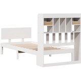  s regalom za knjige bez madraca bijeli 75x190cm borovina | shoptok.hr