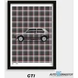 poster "volkswagen golf 1 gti" 50x70CM HT-GTI-POSTER