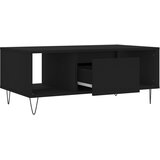  Stolić za kavu crni 90 x 50 x 36,5 cm od konstruiranog drva | shoptok.hr