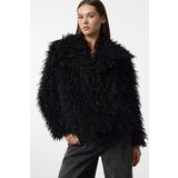 Trendyol Black Oversize Pattern Für Coat | shoptok.hr