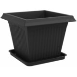  Saksije za biljke 6 pcs Crna 43 x 43 x 33,5 cm Plastika | shoptok.hr