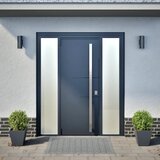  Vrtne sadilice 2 kom antracit 30x30x30 cm čelične | shoptok.hr