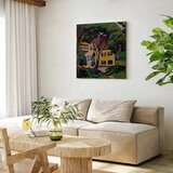  Slika - August Macke – Staudacherhaus in Tegernsee 80x80 Standard | shoptok.hr