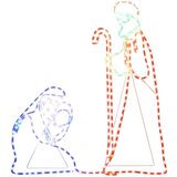  Božićne figure Marije i Josipa s 264 LED žarulje 40x55-38x100cm | shoptok.hr