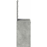  Toaletni stol Betonski sivi 50 x 41 x 135 cm Konstruirano drvo | shoptok.hr