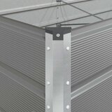  Cvetlično korito Svetlo siva 385 x 100 x 45 cm Cinkana jeklena, (5000207358) | Shoptok.si