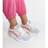 Gemre Multicolored platform sneakers with rhinestones Rutf Cene