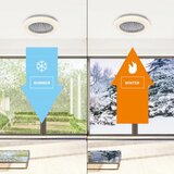  LED prigušiva stropna svetiljka sa ventilatorom LIBYA LED/48W/230V 3000-6500K+daljinski | Eponuda.com