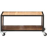  Klubska mizica 70x70x32 cm trden akacijev les | Shoptok.si