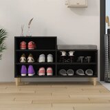 Ormarić za cipele crni 102 x 36 x 60 cm od konstruiranog drva | Eponuda.ba