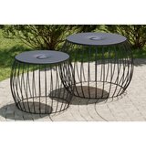 Modern Living Set Vrtnih Mizic Ava, Črna, 2-Delno | Shoptok.si