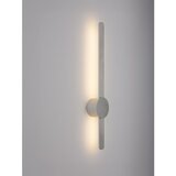 Nova Luce Aluminijasta LED stenska svetilka v mat srebrni barvi Norei – | Shoptok.si