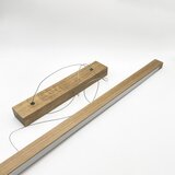  LED luster na sajli VERDE LED/18W/230V 3000K 106 cm hrast | Eponuda.com
