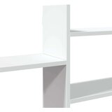 vidaXL Stenska polica bela 167,5x18x68 cm inženirski les | Shoptok.si