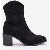 S. BARSKI Ladies Cutout Cowboy Ankle Boots Heeled S.Barski | Shoptok.si