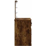 Toaletni stolić LED boja dimljenog hrasta 90 x 42 x 132,5 cm | shoptok.hr