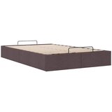  Okvir za krevet bez madraca tamnosmeđi 120x190 cm od tkanine | shoptok.hr