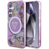  Originalni GUESS ovitek za Samsung Galaxy S25 5G - MagSafe - Flowers Triangle - GUHMS25SHFLPEDU | Shoptok.si