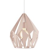 Eglo visilica Carlton-P, 1 x E27, pastelna marelica, 31 cm, 49024 | shoptok.hr