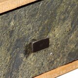  Stolić za kavu od masivne reciklirane tikovine 90 x 65 x 40 cm | shoptok.hr