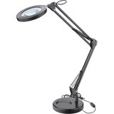 Extol - LED prigušiva stona lampa sa povećalom LED/8W/5V 2900/4500/7500K crna | Eponuda.com