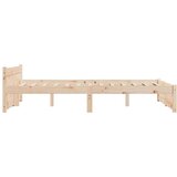  Posteljni okvir iz trdnega lesa 140x200 cm, (20644073) | Shoptok.si