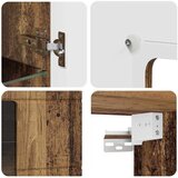 vidaXL Kabinetski zidni Staro drvo 55 x 29 x 100 cm Konstruirano drvo | shoptok.hr